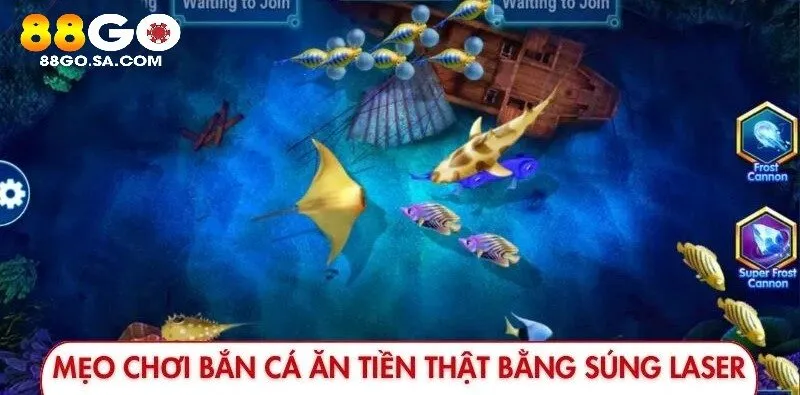 Mẹo chơi Bắn Cá Ăn Tiền 88GO thật bằng súng laser