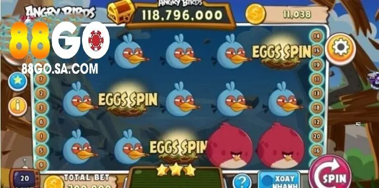 Tổng quan về Nổ Hũ Angry Birds 88GO